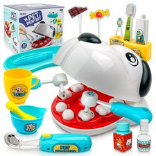 Dentist Kit for Kids - 26 Pcs Doctor Play Set with Dental Tools and Medical A...