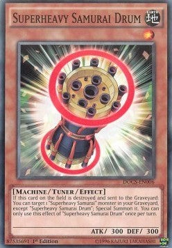 YuGiOh Superheavy Samurai Drum DOCS-EN006 Common Englisch Neu unl.