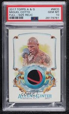2017 Topps Allen & Ginter Relics A Miguel Cotto PSA 10 GEM MT Rookie RC 06bg