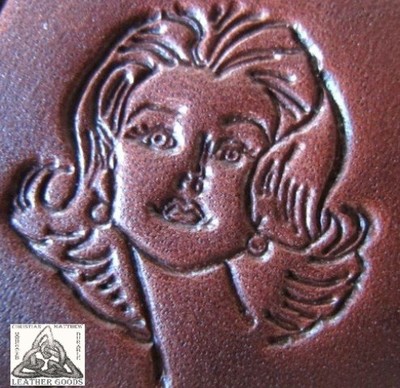 Baron Tools LA 50's Blonde Barbie Leather Working Full Handle Stamping Tool