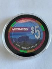 Harveys Lake Tahoe NV $5  60 yr Anniversary Obsolete Casino Chip. — photo 1