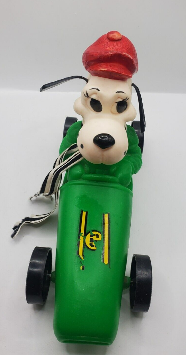 “Racing Car Dog” BANKドール Vintage Race Car Toy Dog Bank (Z-2) | eBay