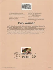 Souvenir Page Pop Warner US 3149 SP1242C