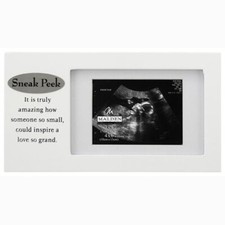 Malden Sneak Peek Sonogram Plaque - 4x6