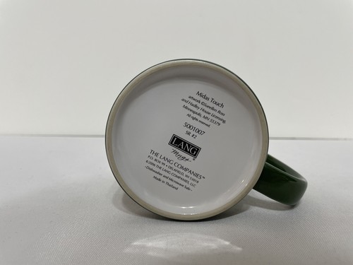 Sueellen Ross Midas Touch Cat Kitty Coffee Mug Lang 2006 Green - Picture 4 of 6