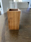 Vintage Lebanese 3D Pen Holder Dry Vase Art Patina Gold Tree Design 4” Tall — photo 6