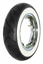 Mitas tyre 350 x 10, Sports MC18 Whitewall Vespa, Lambretta