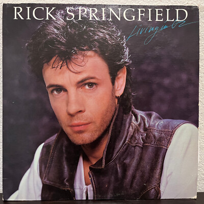 RICK SPRINGFIELD - Living In Oz (w/Merch Insert) - 12'' Vinyl Record LP - VG+