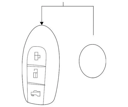 Genuine Nissan Keyless Lock Pad 285E3-6CA1A