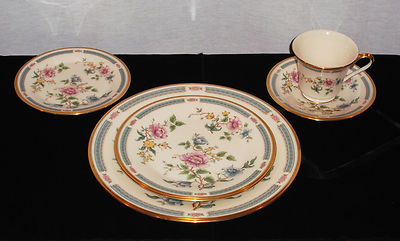 DISCONTINUED LENOX CHINA MORNING BLOSSOM PATTERN PIECE PLACE SETTING NEW 