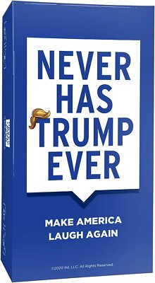 Never Have I Ever Party Card Game, Trump Edition, Ages 17 and Above