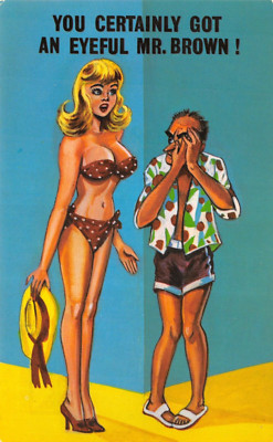 XERXES COMIC POSTKARTE NR 100058 BIKINI UNGEBRAUCHT GUT PLUS