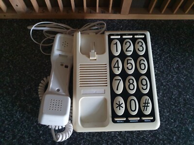 Vintage Large Number Telephone Tested And Working. | eBay Australia