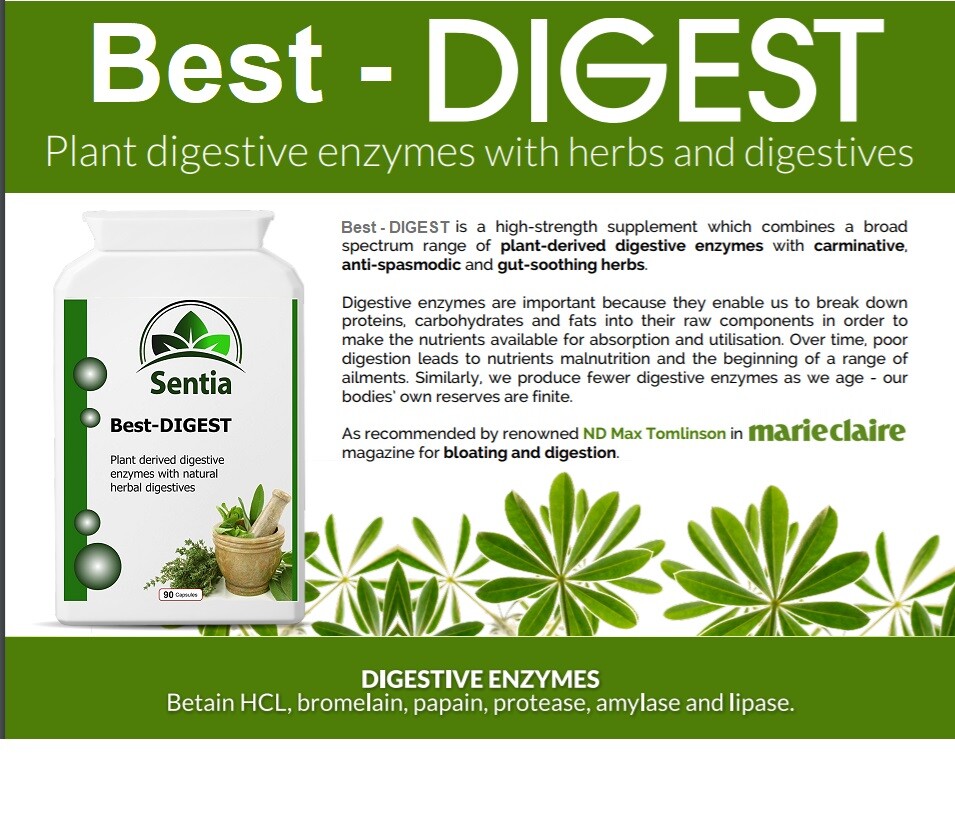 Digestive Enzymes Capsules Colon Cleanse Bad Breath IBS Bloating