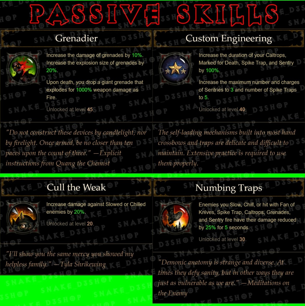 Diablo 3 Primal Demon Hunter Dreadlands Set (V.3) – Digital Items For PS4/Xbox One/Switch