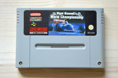 SNES - Nigel Mansell´s: World Championship Racing für Super Nintendo