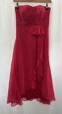 Coast Tosca Pink Silk Sleeveless Prom Dress Size 10