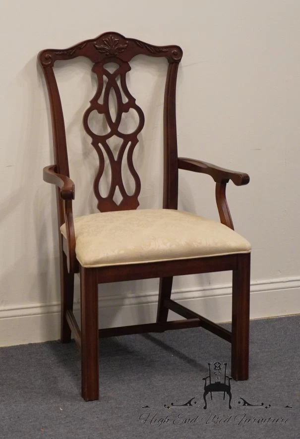 Sillón de comedor estilo Chippendale tradicional cerezo macizo STANLEY FURNITURE Foto 4 de 4