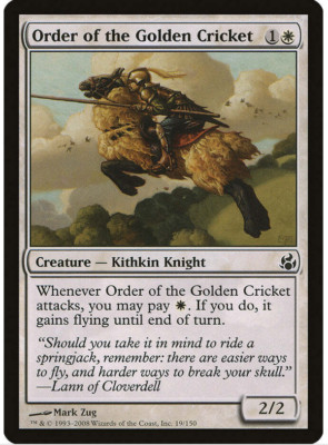 Magic the Gathering MTG Morningtide Order of the Golden Cricket Creature NM+