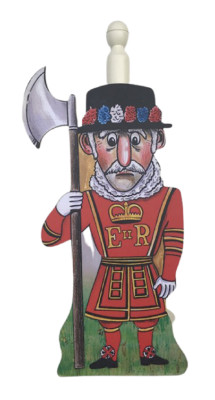 London Beefeater Küchenrollenhalter - Tower of London - London Geschenke - LS4-KRH