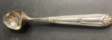 Vintage Scoop Silver Plated Fancy ICE CREAM Melon Baller, 8 inches.