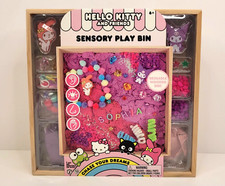 Hello Kitty and Friends Sanrio Sensory Play Bin Sand In Reusable Wooden Box NEW