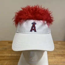 Kole Calhoun MLB Los Angeles Angels Flair Hair Visor Hat NWT