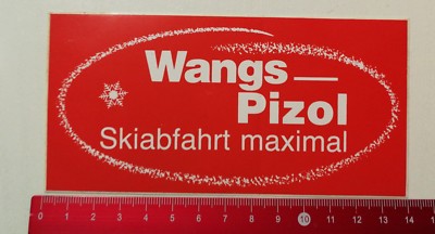 Aufkleber/Sticker: Wangs Pizol Skiabfahrt maximal (270317121) 