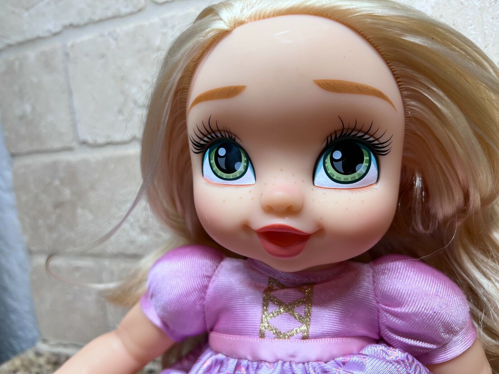 Disney My First Baby Princess Baby Tangled Rapunzel Doll Vinyl / plush