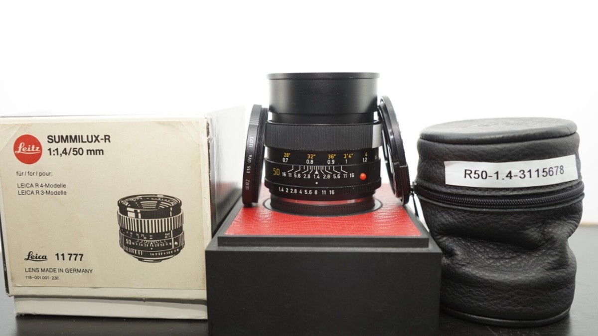 LEICA Summilux-R 50mm f/1.4 3 Cam Lens #3115678 
