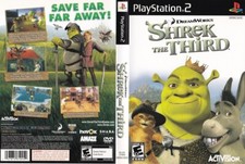 PS2 Replacement Artwork ONLY for SHREK THE THIRD