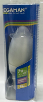 4X 7W Megaman Kerzen Cfl Leuchtmittel B22 Energiesparlampe, Warmweiß