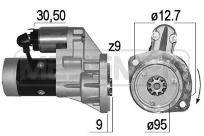 ERA 220003A Starter für FORD,NISSAN