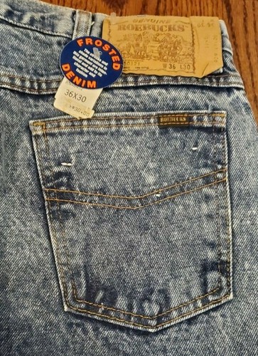 New Vintage Genuine Roebucks Frosted 