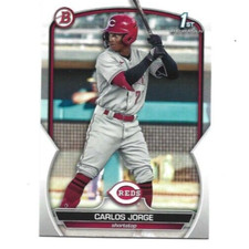 2023 Bowman Cincinnati Reds Carlos Jorge 1st Bowman card