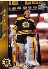 Tuukka Rask 2015-16 Upper Deck Hockey card #20 Boston Bruins
