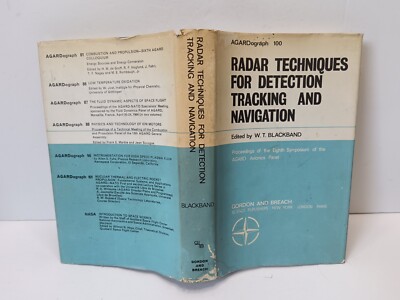 Radar Techniques For Detecting Tracking & Navigation HB Book WT Blackband