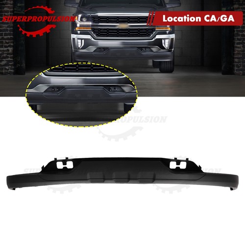 Front Bumper Valance For 20162019 Silverado 1500 W/ Tow Hook Holes eBay