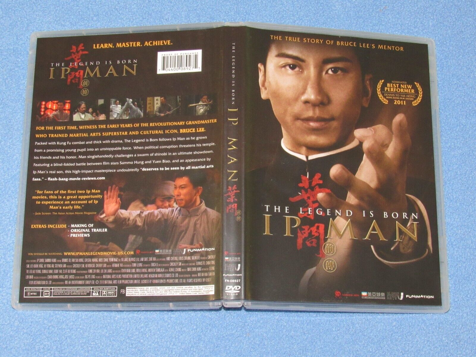 Dvd Filme Clássico Ip Man O Grande Mestre 1,2,3 E 4 Completo