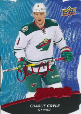 2017-18 Upper Deck MVP COLORS & CONTOURS #148 CHARLIE COYLE - Minnesota Wild