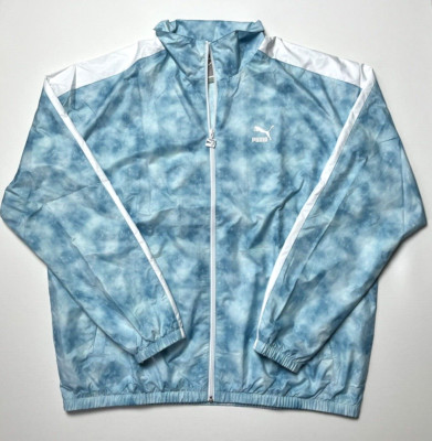 PUMA Summer Squeeze T7 Way 1 Men's Track Jackets Blue/White 537335 30 Size XL