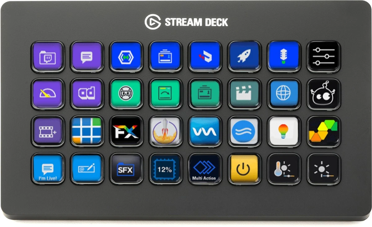 Elgato Stream Deck XL Customizable Desktop Interface | eBay