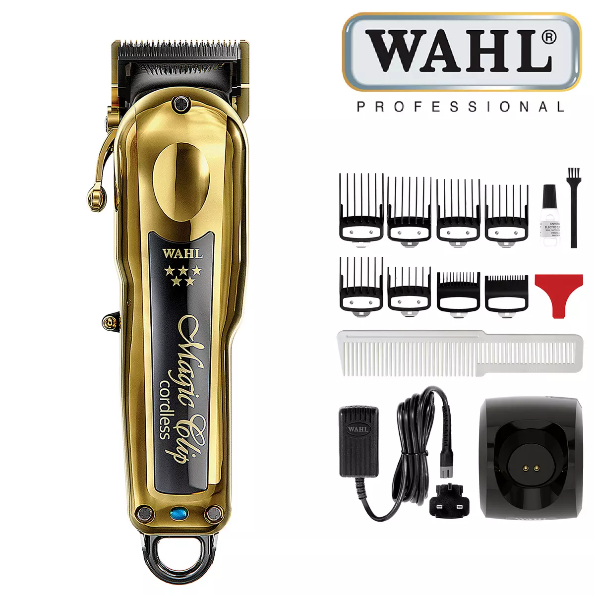 Wahl Professional 5-Star Cordless Magic Clip in Gold Pro Hair Clippers