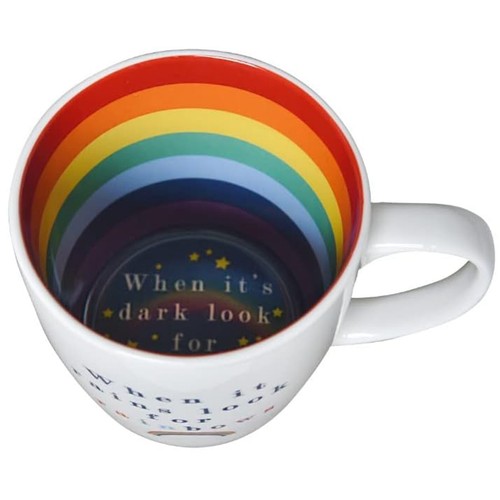 Inside Out Ceramic Mug with Gift Box Full Colour Pattern Inside - Choose Design - Picture 8 of 44