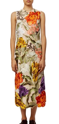 $8295 Erdem Sage Floral Embroidered Fitted Midi Dress Multi Size UK 6 / US 2 | eBay $8295 Erdem Sage Floral Embroidered Fitted Midi Dress Multi Size UK 6 / US 2 | eBay