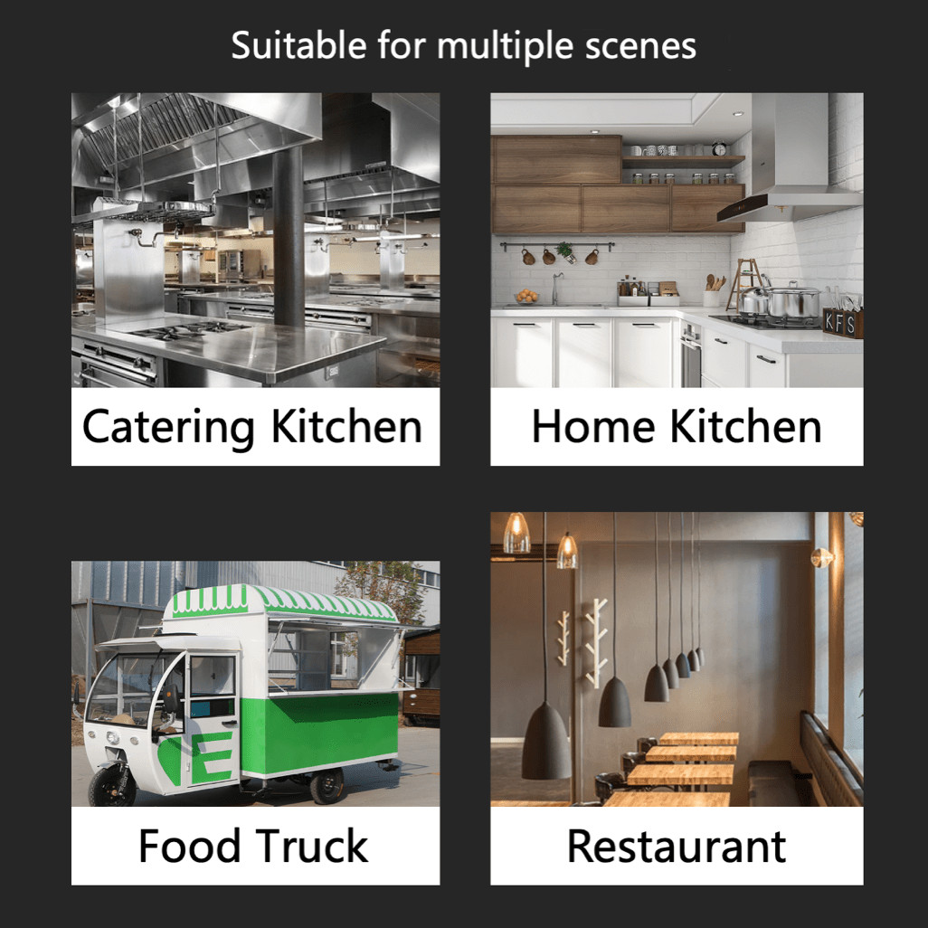 4pcs Multipurpose Kitchen Chef's Knife Boning Knife Meat Cleaver Stainless Steel