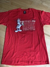 Vintage Warner Brothers Red Bugs Bunny Wise Guy T-Shirt 1998  Men Size Large