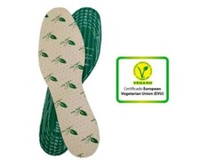 Cut to Size Vegan Insole made of microfiber with pure natural aloe vera