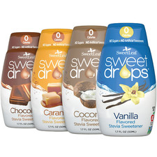 Sweet Drops Stevia Liquid Sweetener Variety Pack - Sweeten and Flavor Foods, Ket