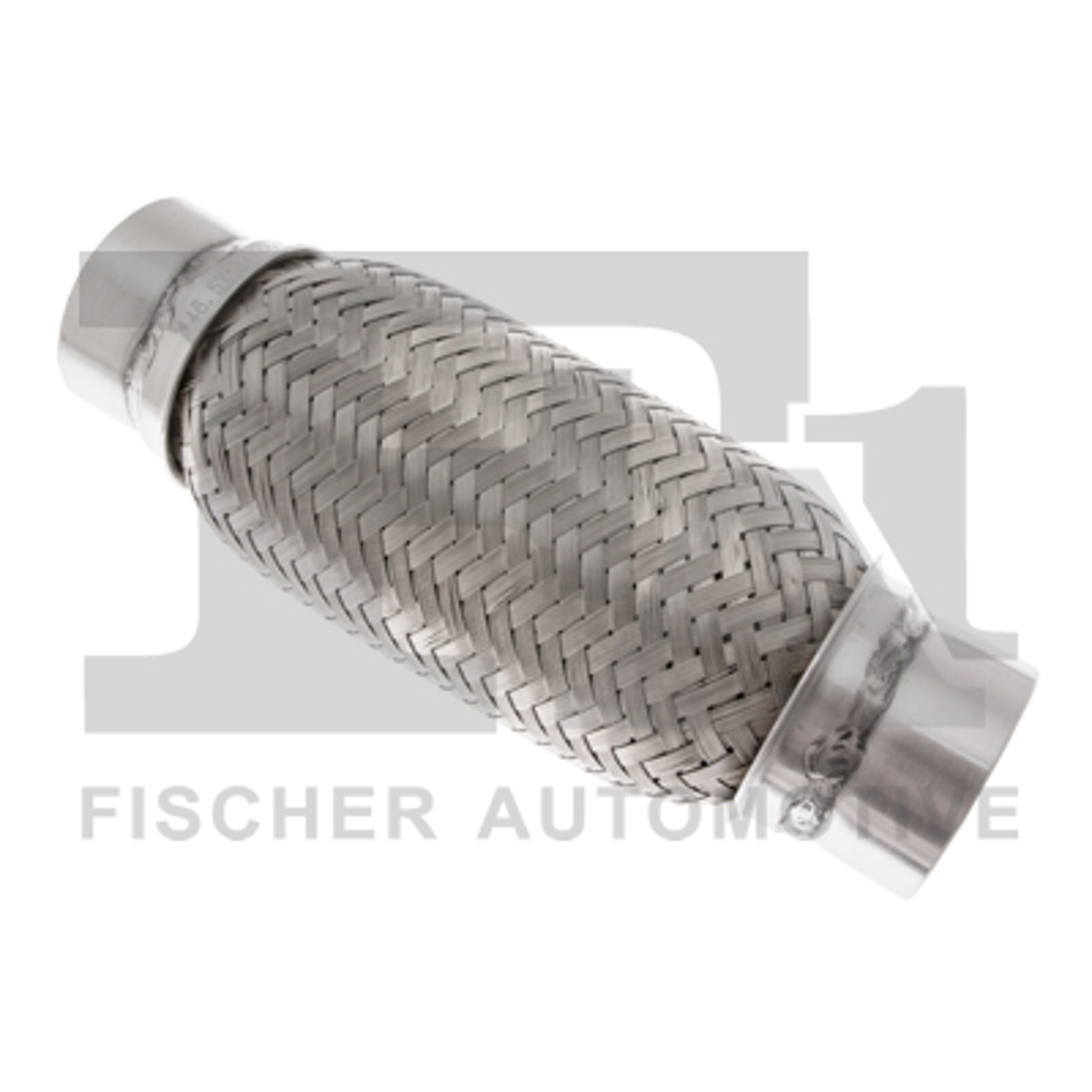 Tresse intérieure 48x210 mm avec tuyaux en acier pour échappement